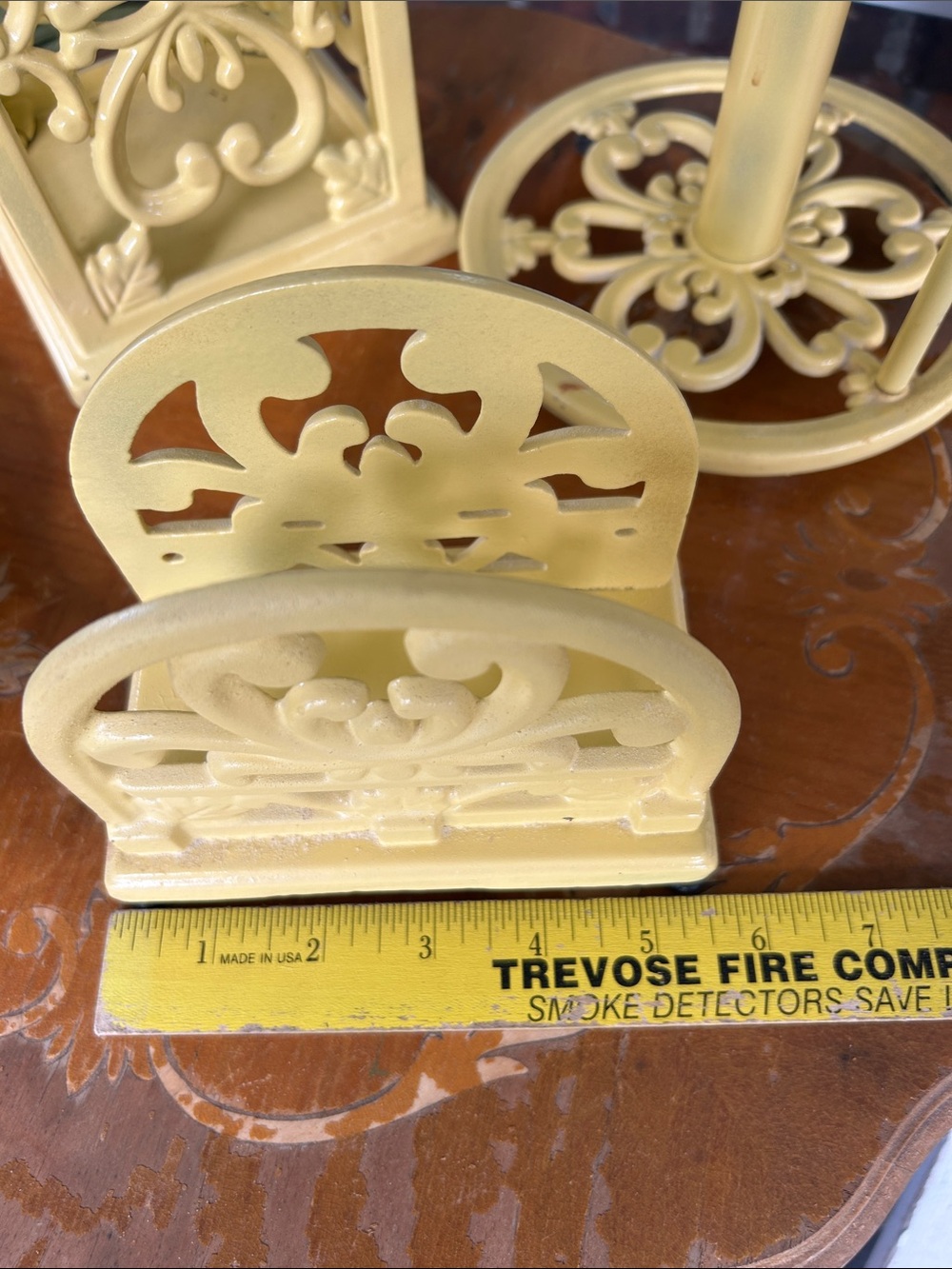 Yellow Cast Iron Kitchen Set - Picture 6 of 16
